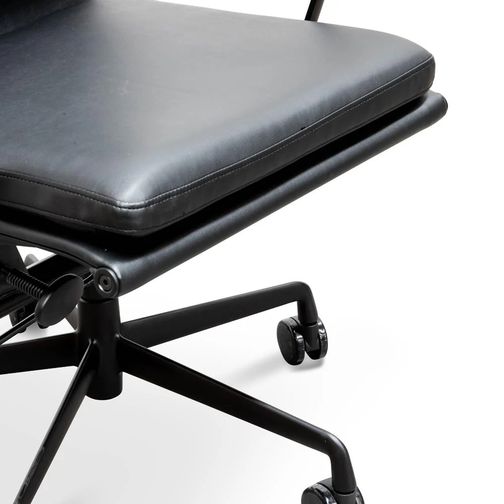 Ashton Low Back Office Chair - Full Black - Image 9