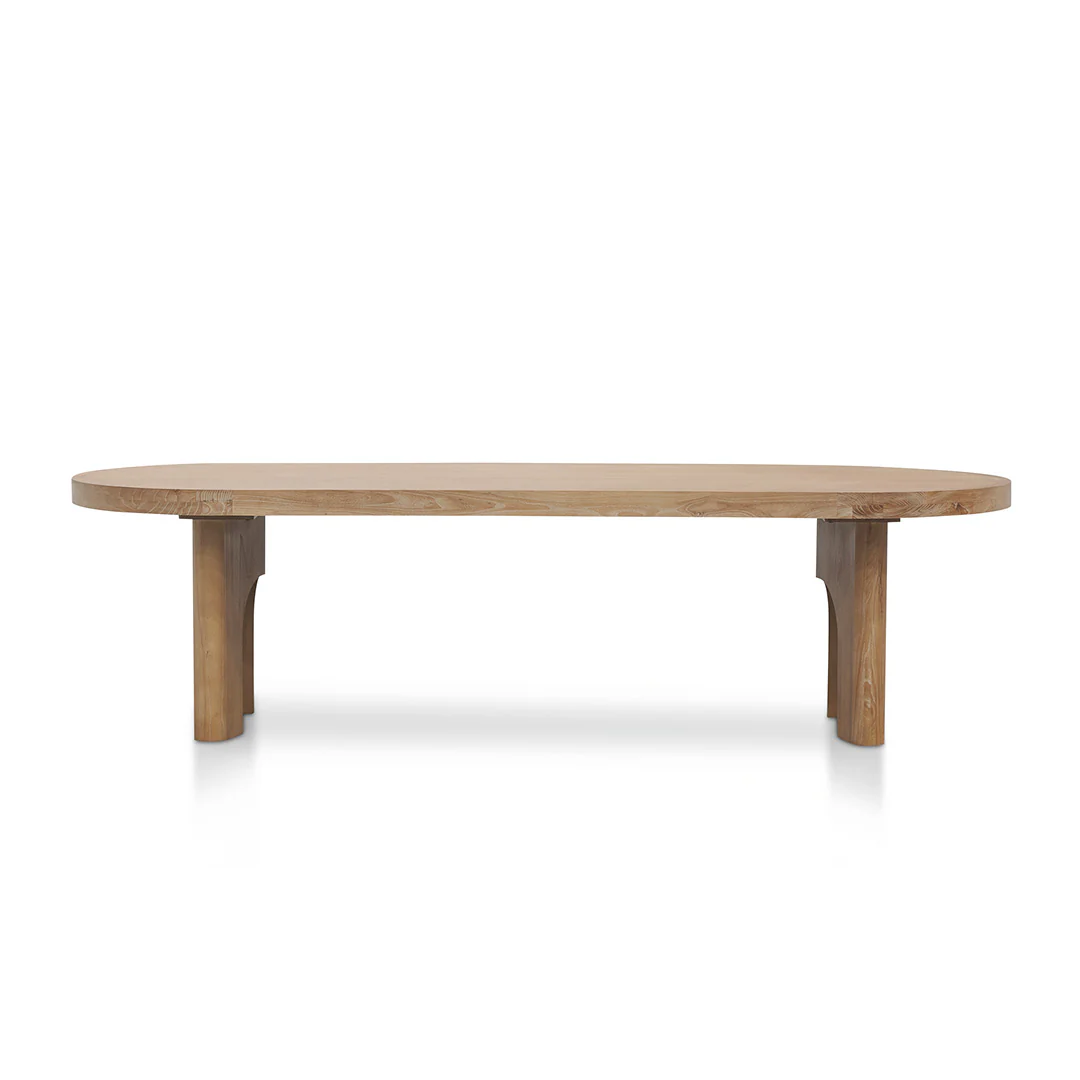 Teresa 2.8m Oval Dining Table - Natural - Image 3