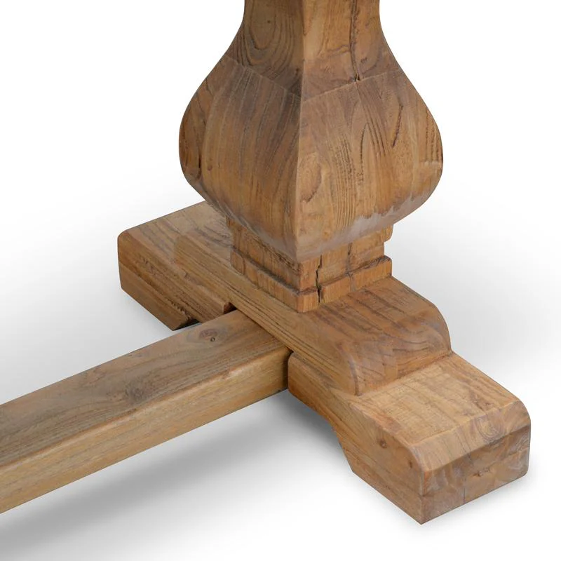 Titan 2m Reclaimed ELM Wood Bench - Natural - Image 6