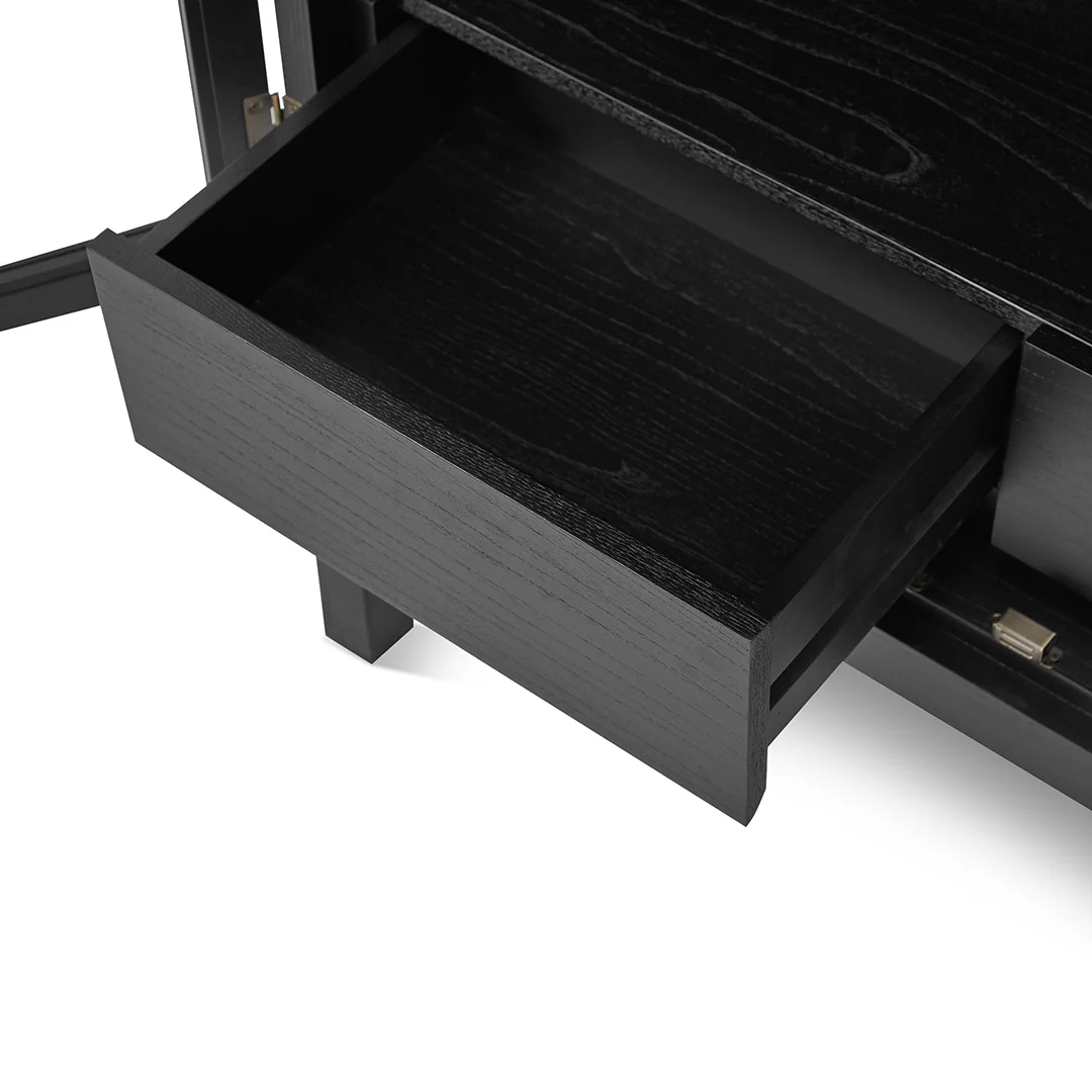 Vinter Glass Cabinet - Full Black - Image 6