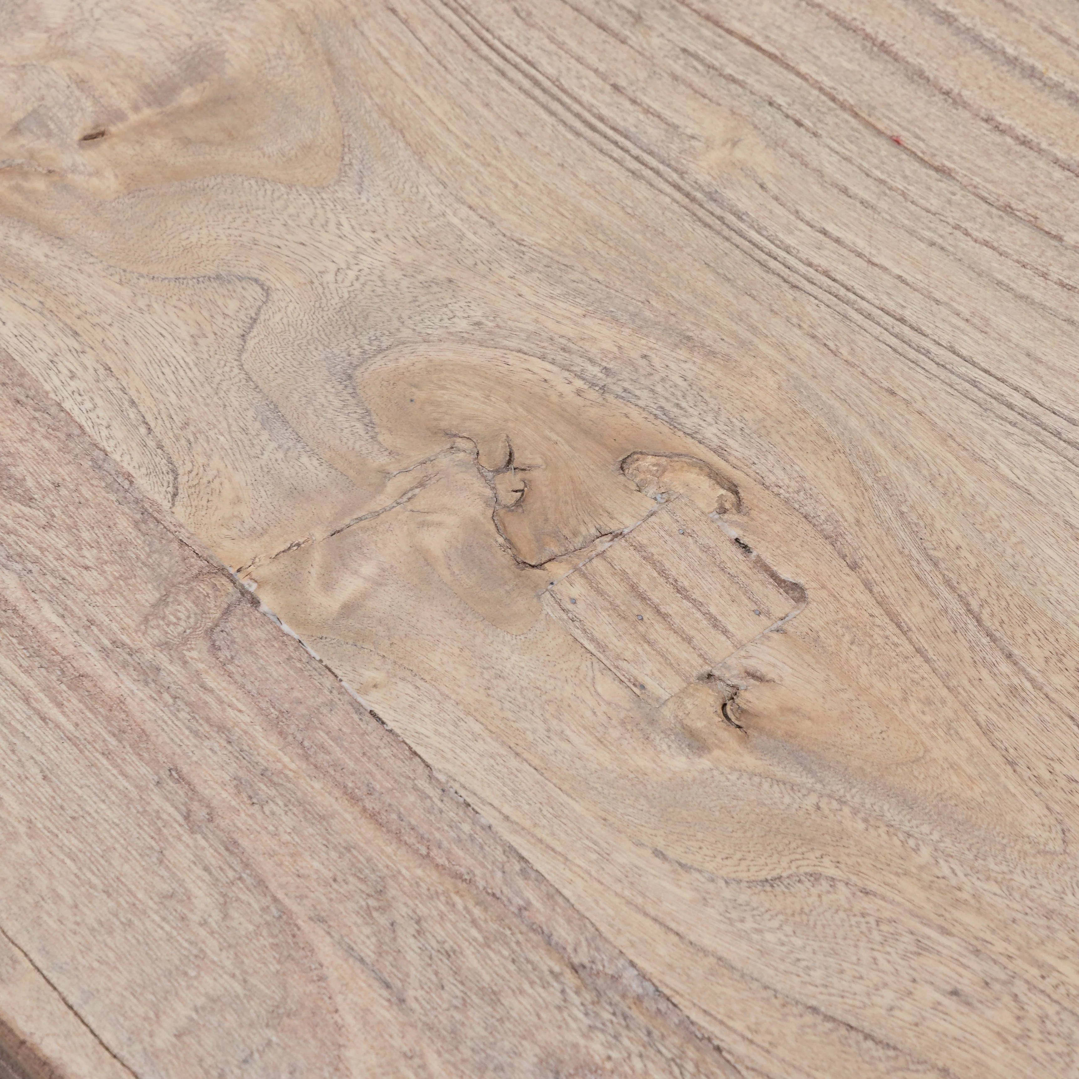 Winston Reclaimed 2.4m Elm Wood Dining Table - Rustic Natural - Image 10