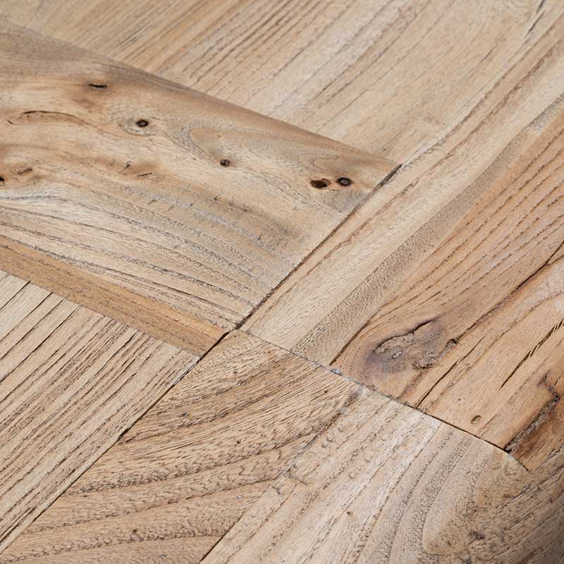 Winston Reclaimed 2.4m Elm Wood Dining Table - Rustic Natural - Image 8