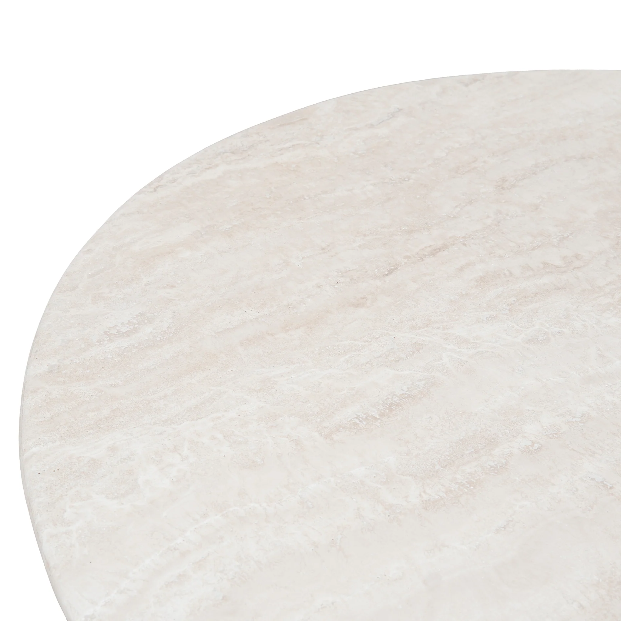 Zafar Nested Travertine Coffee Table - White - Image 13