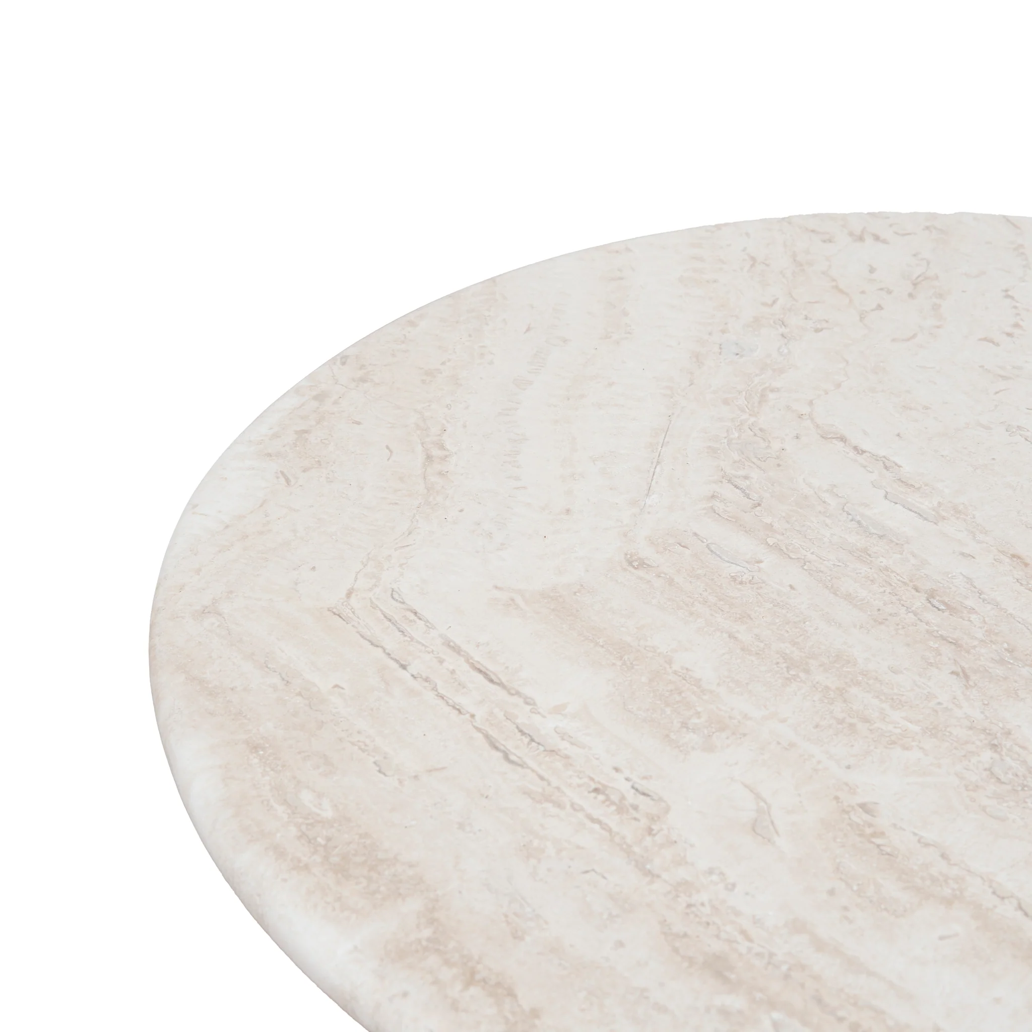 Zafar Nested Travertine Coffee Table - White - Image 19